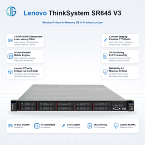 Serveur en rack Lenovo <span class=keywords><strong>ThinkSystem</strong></span> <span class=keywords><strong>SR645</strong></span> V3 1U, 2 sockets AMD EPYC 9004 905, DDR5, PCIe 5.0, OCP 3.0 - Product Image 2