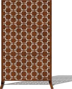 Insulating Railing Protection Patio Folding Base Plate Corten Steel Privacy <strong>Screening</strong> Balcony <strong>Planter</strong> - Product Image 3