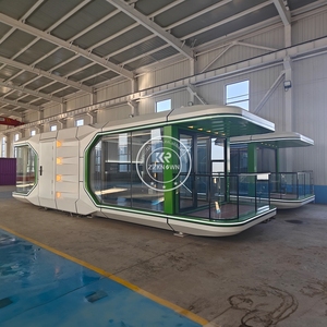 Hôtel capsule modulaire préfabriqué moderne et intelligent en acier, étanche, avec cuisine, 3 chambres, pour complexe hôtelier mobile - Product Image 4