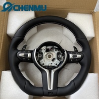 Volant sport en cuir pleine fleur avec chauffage et vibration pour BMW 320 525 F10 F30 E90 F70 E71 F31 F32 X5 X6 F01 F07 F20 F11 F22 F25