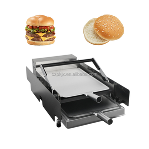Machine de cuisson de hamburger commerciale 800W four à hamburger machines de <span class=keywords><strong>grille</strong></span>-<span class=keywords><strong>pain</strong></span> de hamburger en acier inoxydable antiadhésif - Product Image 1