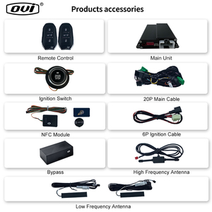 Système d'alarme de voiture OVI, <span class=keywords><strong>kit</strong></span> de démarrage à distance, <span class=keywords><strong>kit</strong></span> de démarrage par bouton PKE, système de démarrage intelligent, plug and play pour <span class=keywords><strong>Peugeot</strong></span> 301 308 408 - Product Image 3