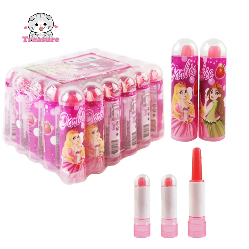 Großhandel Fruchtiger Geschmack Pop New Crazy Lipstick Candy Lippenstift Candy Lipstick Lollipop