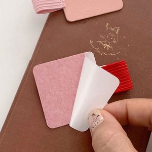Promotion Modern Portable <b>PU</b> Pen for Holder Self <b>Adhesive</b> Penclip with Silk Screen Printed Logo for Notebooks - Product Image 3