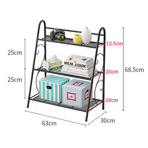 Étagère à plantes en acier inoxydable à plusieurs niveaux du <span class=keywords><strong>sol</strong></span> au <span class=keywords><strong>plafond</strong></span>, étagère de rangement pour plantes en pot d'intérieur - Product Image 6