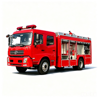 Nouveau camion-citerne à mousse de sauvetage 8000L, camion de pompiers à eau et mousse combinées, lutte contre l'incendie avec moteur Cummins 210HP, cabine Dongfeng D913