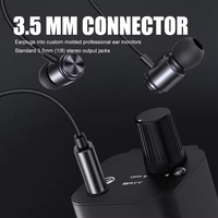 Amplificateur stéréo miniature intra-auriculaire HiFi portable haute puissance en métal P3 professionnel pour les amateurs de musique