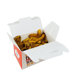 Plateau en papier kraft noir jetable personnalisé en gros pour hot-dogs, frites, sushis, aliments en conserve pour petites portions et <span class=keywords><strong>repas</strong></span> - Product Image 1