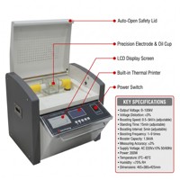 Uazheng-probador de aceite BDV para coche, dispositivo Analizador de aceite de aislamiento, ieléctrico