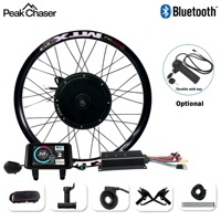 Kit de conversion de moteur de moyeu pour vélo électrique MTX39 avec accélérateur et clés, 60-100 km/h, 48V, 52V, 60V, 72V, 2000W, 3000W, 5000W