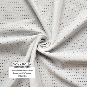 110gsm 182cm 92% <span class=keywords><strong>Polyester</strong></span> + 8% Spandex nefes kuru spor kumaş kelebek <span class=keywords><strong>Net</strong></span> nefes streç için Activewear takım elbise kumaşı - Product Image 1
