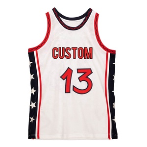 HEALY Basketball-Trikot für Herren Klassisches Retro-Design Atmungsaktives Basketball-Jersey mit Anpassbarem Markennamen und Spielernummer - Product Image 3