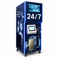 Máquina Expendedora de Hielo en Bolsa con Ósmosis Inversa Ouruoxi, Máquina de Hielo Totalmente Automática con Embolsado Automático