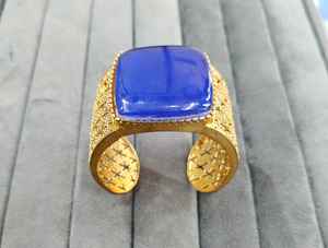 Party Kundan Kada pour femmes plaqué or avec matériau principal en cuivre de style religieux à la mode - Product Image 3