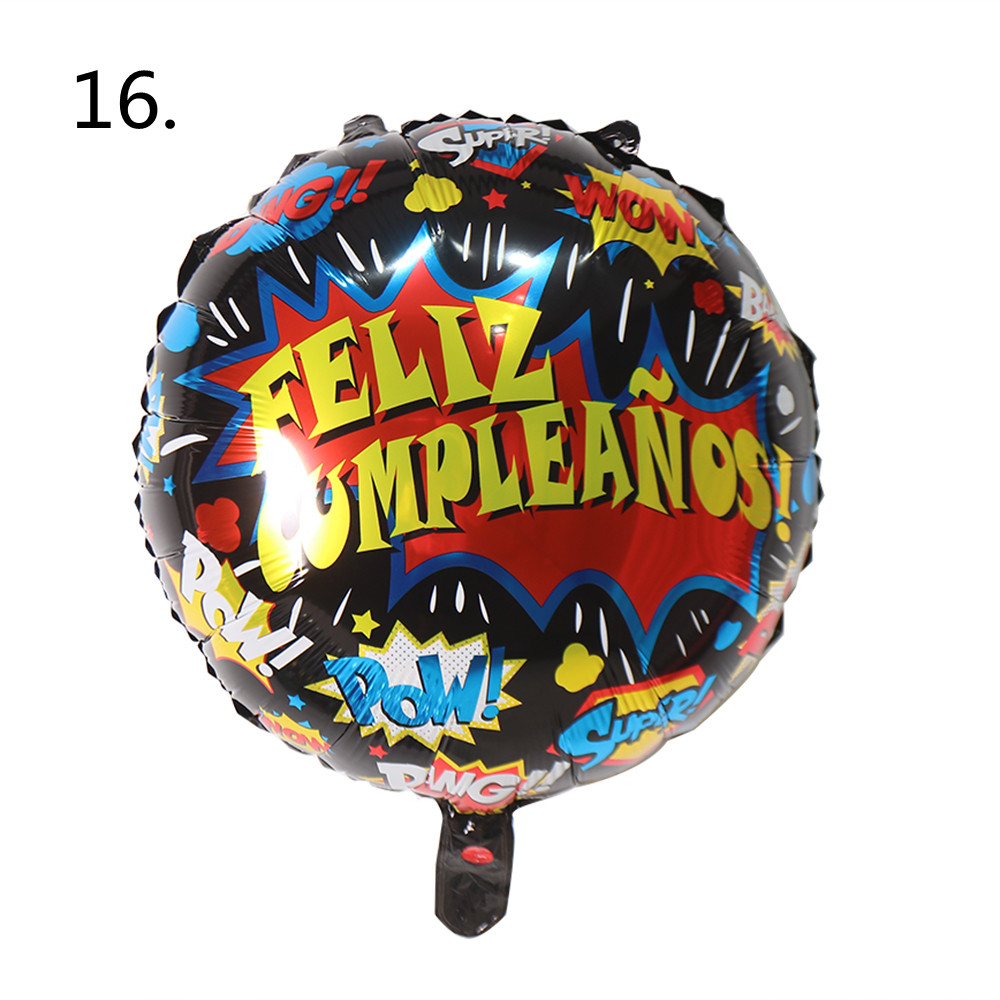 Ballon en aluminium Joyeux Anniversaire 16