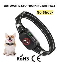 Elektrisches Wiederaufladbares Anti-Bell-Hundehalsband Sicher Ohne Schock Verhaltenskontrollgerät mit Vibrationstraining für Hunde Aller Größen