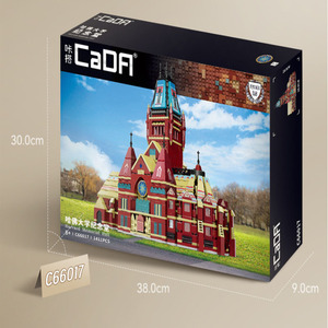 Modello di Costruzione di Edifici Scolastici Ivy League Pronto per la Spedizione CaDA C66016 - Product Image 4