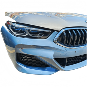 Para <span class=keywords><strong>BMW</strong></span> Serie 8 <span class=keywords><strong>M8</strong></span> <span class=keywords><strong>840</strong></span> G15 G14 G16 F91 F92 F93 montaje de parachoques delantero de cabeza con radiador tanque de agua pórtico faro personalizado Coche - Product Image 3