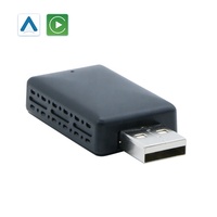 Adaptor Wireless Carplay 2 in 1, Dongle Android Auto Kabel ke Nirkabel, Plug & Play, USB Type C untuk Mobil dengan Carplay Kabel Pabrik OEM