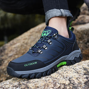Vente directe d'usine <span class=keywords><strong>Chaussures</strong></span> de randonnée basses pour hommes Sports de plein air <span class=keywords><strong>Chaussures</strong></span> de sentier Surface en cuir résistant à l'usure antidérapante pour l'automne - Product Image 1