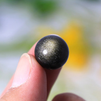 Vente en gros de sphères en obsidienne dorée, cristaux polis, pierres de guérison pour ornements Feng Shui, boule de cristal spirituelle pour cadeaux