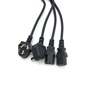 Cable de alimentación de 1,5 m, cable de extensión para ordenador, enchufe tipo C de PVC, uso conveniente - Product Image 3