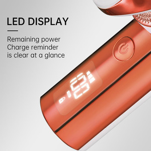 เครื่องกำจัดขน 6 in 1 แบบชาร์จไฟได้ผ่าน USB สำหรับผู้หญิง เครื่องโกนขนไฟฟ้าแบบกันน้ำ - Product Image 6