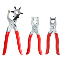 Fourniture en stock de qualité industrielle 3 pièces poignée en plastique Rivet tuyau pince ensemble solide pratique 9 6 6 poinçonnage pinces de laboratoire