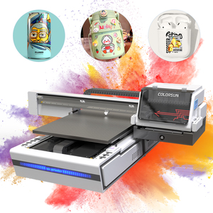 A1 XP600 Inkjet Dtf Uv Flatbed Impresora UV Direct Printer Printing Size 60*90CM on Phone case PVC Uv Printer with Camera - Product Image 1