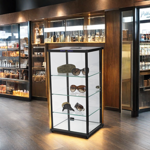 Nhà Máy bán hàng trực tiếp quần áo Kính mát sản phẩm cửa hàng trang trí bán lẻ tủ trưng bày với ánh sáng LED có thể khóa hiển thị <span class=keywords><strong>Showcase</strong></span> - Product Image 6