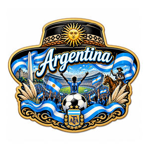 Nuevo Imán de Resina para Refrigerador con Diseño de Marco Arqueado 3D, Recuerdo de <span class=keywords><strong>la</strong></span> Atracción Turística del Cementerio <span class=keywords><strong>Recoleta</strong></span> de Argentina - Product Image 3