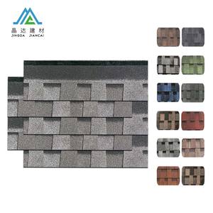 Vente d'usine, garantie 30 ans, tuiles de toiture en asphalte bleu royal de haute qualité, bardeaux d'asphalte laminés bon marché à Dubaï - Product Image 1