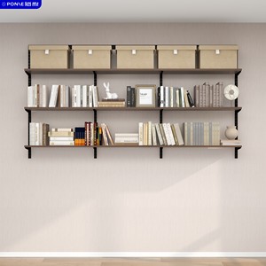 โต๊ะไม้พร้อมชั้นวางหนังสือโต๊ะคอมพิวเตอร์พร้อมชั้นวางหนังสือโต๊ะทำงานโต๊ะทำงานโต๊ะหนังสือพร้อมชั้นวางหนังสือสำหรับโฮมออฟฟิศ - Product Image 2