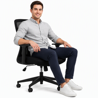 Chaise de jeu en maille personnalisée importée pour ordinateur de bureau inclinable en livraison directe avec repose-pieds de soutien de la taille sillas de oficina