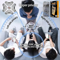 Protection d'écran en verre trempé anti-explosion à grand arc 500C sans bordure pour iPhone 17 Pro Max 18 16 15 14 Plus 13 12 11 Pro