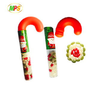 Regalo di <span class=keywords><strong>natale</strong></span> Bastone Da Passeggio Variopinta Della Gelatina di Fagioli Candy Cane Giocattolo Tubo di <span class=keywords><strong>Caramelle</strong></span> - Product Image 1
