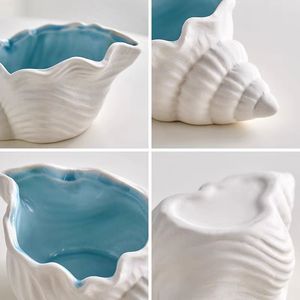 Eco-Friendly <strong>Ceramic</strong> Conch <strong>Jewelry</strong> Tray Cross-Border Starfish Ashtray Home Decor Art Style Key Storage Plate Packed in <strong>Box</strong> - Product Image 3