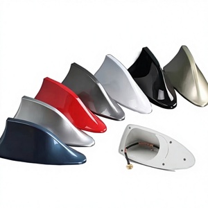 <span class=keywords><strong>Antenne</strong></span> de voiture en forme <span class=keywords><strong>d</strong></span>'aileron de requin pour la réception du signal, montage standard sur le toit, modification de l'aileron arrière sans perçage requis - Product Image 1