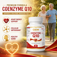 Capsules molles de Coenzyme Q10 et suppléments de PQQ OEM/ODM pour adultes, vitamines en gommes, non destinées aux femmes enceintes