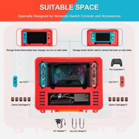 Étui rigide souple pour console Nintendo Switch OLED Pro, petit étui étanche pour manette, accessoires