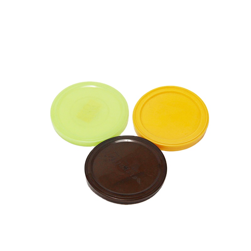 Brown color Plastic Lids for paper Cans Custom Color jar can lid dia rengge for Cans