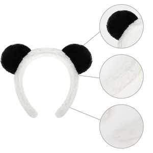 OEM orejas diademas <span class=keywords><strong>de</strong></span> felpa lindo <span class=keywords><strong>oso</strong></span> <span class=keywords><strong>disfraz</strong></span> mujeres niñas fiesta Animal accesorios adecuado Spa cuidado <span class=keywords><strong>de</strong></span> la piel maquillaje <span class=keywords><strong>Panda</strong></span> cabeza <span class=keywords><strong>disfraz</strong></span> - Product Image 1