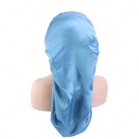 Gorros de Dormir de Satén Plegables Extra Largos, Suaves y Resistentes a las Manchas, con Botón, Cómodos, para Trenzas, Cabello Liso y Rastas, para Adultos