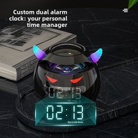 G9 Deviruchi untuk Speaker V5.1 AI Smart Audio Kontrol Suara Jam Alarm Desktop Kartu Hadiah Subwoofer HIFI