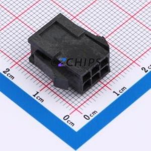 ZX-MX3.0-2-3P-HMJK Housing (Wire-to-Board / Wire-to-Wire) P=3mm Connector 2x3P 3mm Micro-Fit (MX 3.0) 3mm - Product Image 2