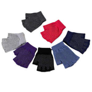 Guantes Deportivos <span class=keywords><strong>de</strong></span> Calistenia, Guantes Profesionales sin Dedos con Puntos Antideslizantes, Color Sólido, para Pilates y Yoga - Product Image 3