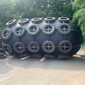 Factory Price ZHH Brand D1500 L3000 Cylindrical Black Marine Boat Yacht Fender Pneumatic <b>Inflatable</b> Rubber ISO Certified - Product Image 5