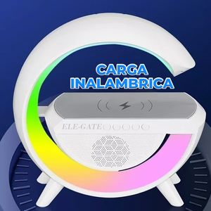 Ele-Gate Smart Table Lamp Speaker <b>Wireless</b> Charger Bluetooth Portable Speaker With Colorful <b>Light</b> - Product Image 3
