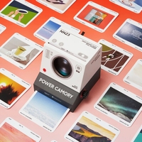 Carpeta Plana de Papel Ecológico con Diseño de Cámara Vintage, Armoniza la Moda Moderna con el Encanto Clásico, Personalizable