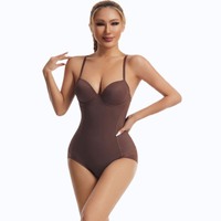 Body de Mujer con Varillas de Acero, Control de Abdomen y Levantamiento de Busto, Body Moldeador Sin Costuras